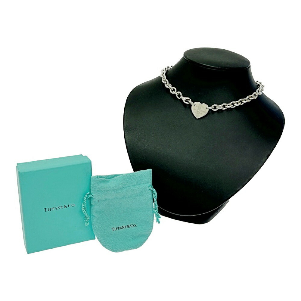 TIFFANY Co Silver Return to Tiffany Heart Necklace